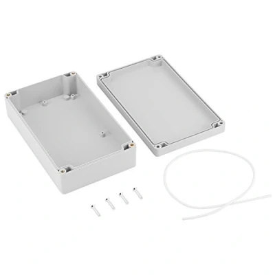 Imagen de Fafeicy IP65 ABS Caja de conexiones, 200x120x55 mm Resistente al agua Proyecto Caja, con retardo llama y aislamiento, antiestático