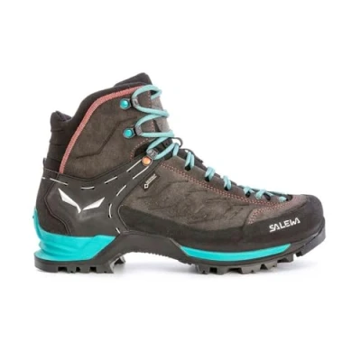 Imagen de Salewa MTN Trainer MID GTX Zapatillas de senderismo, Mujer, Talla: 41, Magnet/viridian green Zapatos