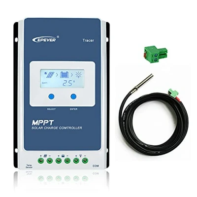 Imagen de EPever MPPT Controlador de Carga Solar 10A 12V/24V Auto Switch Tracer AN Series Panel Regulador Batería MAX PV 100V con Pantalla LCD