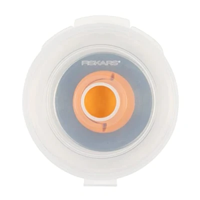Imagen de Original Fiskars Cuchilla de recambio, cúter titanio para cortes en zig zag, Incl. sujeción cuchilla, Ø 45 mm, Acero con revestimiento titanio, 1066045