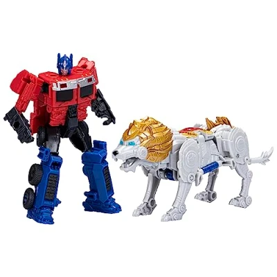 Imagen de Transformers Película Despertar de Las Bestias Beast Alliance Combiners Pack Doble Juguete Optimus Prime 12,5 cm A Partir 6 años