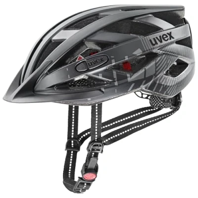 Imagen de uvex City i vo, casco ligero unisex, incluye luz LED, ajuste de talla individualizado, all black matt, 56 60 cm
