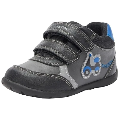 Imagen de Geox B Elthan Boy A, Zapatillas Bebé Niños, Black Royal, 20 EU