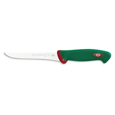 Imagen de Sanelli Línea Premana Professional,Cuchillo Deshuesador Cm.16,Acero Inoxidable,Verde y Rojo,29.0x3.0x4.0 cm