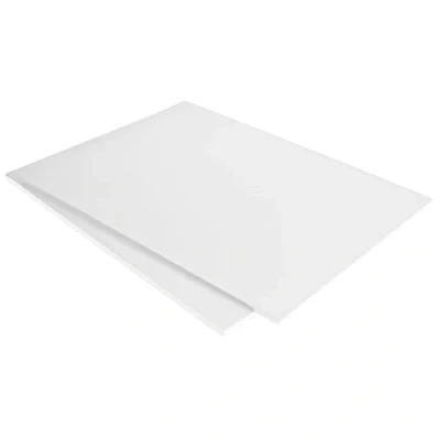 Imagen de AC Pack de 2 láminas cartón pluma adhesivas A4 5 mm grosor Manualidades, soporte para presentaciones, maquetas, base cuadros, decoración (Blanco 21 x 29,7 cm)