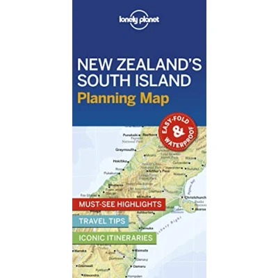 Imagen de Lonely Planet New Zealand&#039;s South Island Planning Map [Idioma Inglés]