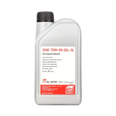 Imagen de FEBI BILSTEIN 48785 Aceite transmisión eje 1 75W 85 API GL 5 MERCEDES BENZ: Vito Bus, SLK, Clase C Berlina, AUDI: A6 C7 A4 B7 Avant norauto,