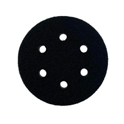Imagen de 1 x SabreCut OSSCIP002 150 mm Almohadilla de interfaz densidad suave 6 orificios para lijadora orbital aleatoria gancho y bucle Almohadillas respaldo