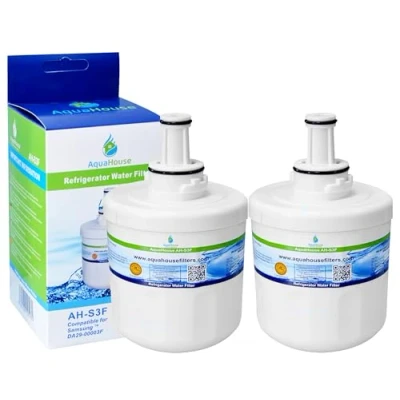 Imagen de 2x AH S3F filtro de agua compatibles para Samsung nevera DA29 00003F, HAFIN1/EXP, DA97 06317A B, Aqua Pure Plus, 00003A, 00003B