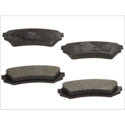 Imagen de DELPHI LP1438 Juego de pastillas freno no preparado para indicador desgaste Chapa antichirridos sin accesorios TOYOTA: Land Cruiser Prado 90