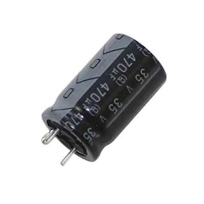 Imagen de Condensador Elko 10x radial 470µF 35V electrolítico hasta 125C 470uF de Elna
