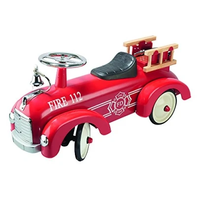 Imagen de GOKI Correpasillos Cuerpo de Bomberos Coche Juguete, Multicolor (14162)
