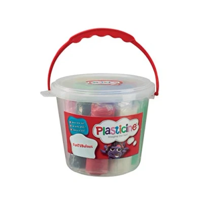 Imagen de Plasticine F9L10259 FunTUBulous Modelling Clay with Moulds, Multi Colour