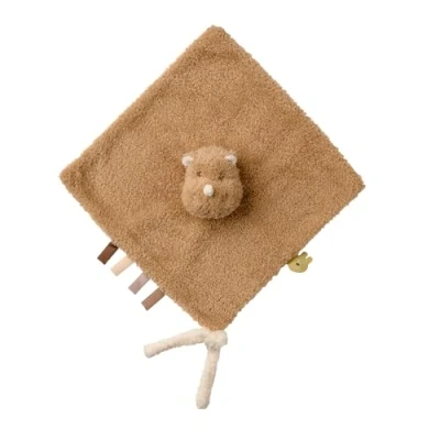 Imagen de Nattou Comforter Doudou Rhino Teddy, 39 cm, Teddy Caramel