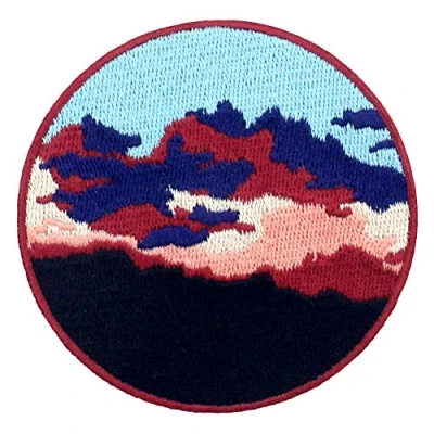 Imagen de Parche termoadhesivo para la ropa, diseño de El cielo tarde Explore al aire libre