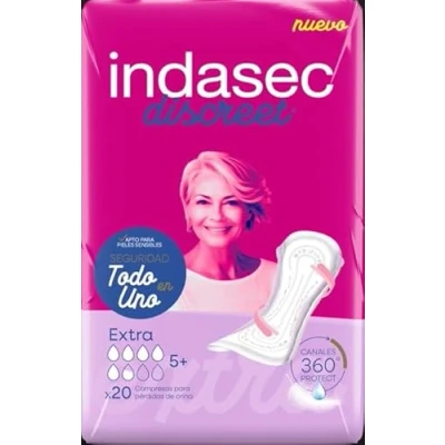 Imagen de Indasec Discreet Extra, 20 unidades