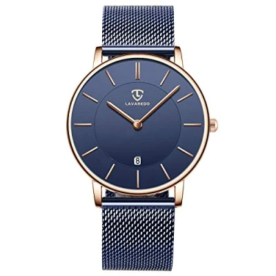 Imagen de BEN NEVIS Reloj Hombre,Relojes Analogicos Cuarzo Hombre,Reloj Ultra Delgado,con Carcasa Ultrafina,Visualización de la Fecha,Correa Cuero,Elegante y Clásico Pulsera Moda,Regalo Hombres