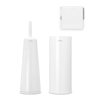 Imagen de Brabantia Renew Collection Set de Accesorios Aseo, Blanco, Talla única