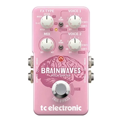 Imagen de TC Electronic BRAINWAVES PITCH SHIFTER Cambiador de tono excepcional con algoritmos grado estudio, voces duales 4 octavas y pedal MASH innovador