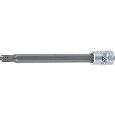 Imagen de BGS 4203 Punta de vaso longitud 100 mm entrada 6,3 (1/4&quot;) perfil en T (para Torx) con perforación T30