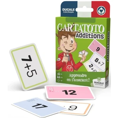 Imagen de Ducale, le jeu français Cartatoto Additions 10006518 Juego de Cartas, Educativo, para enseñar y Aprender a Contar (versión en francés)