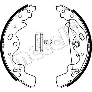 Imagen de Kit de zapatas METELLI 53 0370