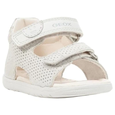 Imagen de Geox B Sandal Macchia Gir, Sandalia Niñas, Multicolor Off White Lt Silver, 26 EU