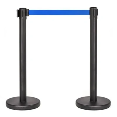 Imagen de PINNERS Poste Separador Cinta Extensible 3 metros (2uds), Postes Separadores, No Pasar, Delimitadora, Retráctil, Prohibido el Paso, Barrera m