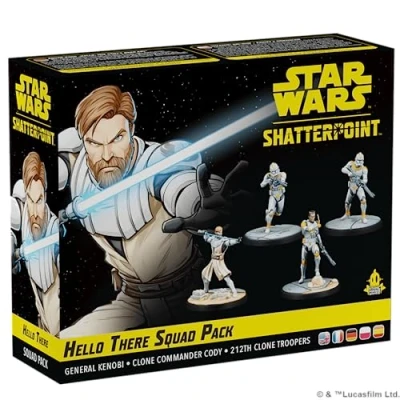 Imagen de Atomic Mass Games Star Wars Shatterpoint: Hello There General Obi Wan Kenobi Expansión Estrategia A Partir de 14 Años Para 2 Jugadores 90 Min por Partida Multilenguaje (incluye Español)