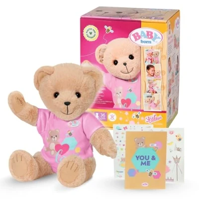 Imagen de BABY born Osito rosa 835388 de peluche 36cm Incluye conjunto y accesorios Ropa 43cm Edad: 0+ años