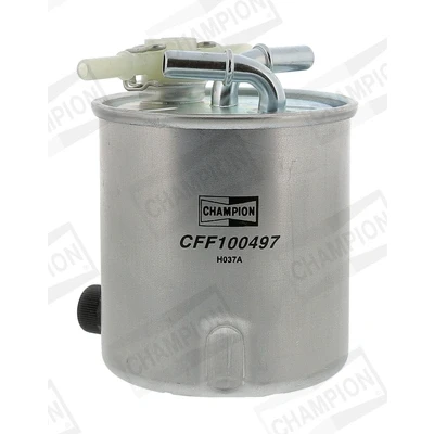 Imagen de CHAMPION CFF100497 Filtro Combustible de tubería, sin conexión para sensor agua NISSAN: Qashqai / Qashqai+2 I, X Trail, Murano II