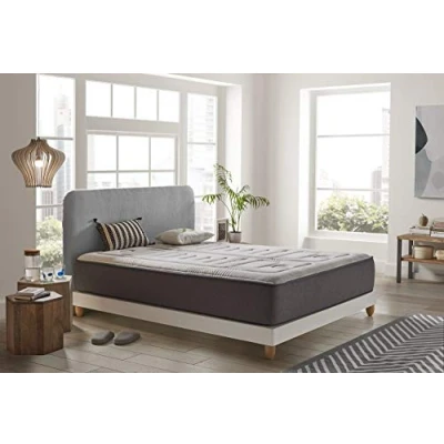 Imagen de COSMOS Colchón 180x200 cm Jupiter Extra Confort 30 Espuma HR y Blue Látex Transpirable, Hipoalergénico, Viscoelástico Cara Invierno Verano, 7 Zonas de