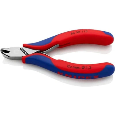 Imagen de Knipex Alicate de corte frontal negro atramentado, recubiertos plástico 160 mm 68 01 EAN