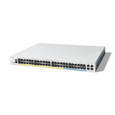 Imagen de Switch gestionado Cisco Catalyst 1300 48MGP 4X, 32 Puertos GE, 16 2,5GE, PoE, 4x10GE SFP+, protección Limitada de por Vida (C1300 4X)