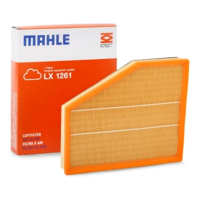 Imagen de MAHLE ORIGINAL LX 1261 Filtro de aire 47,3 273 312,6 Cartucho filtrante BMW: 5 Berlina, Touring, 6 Coupé
