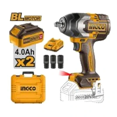 Imagen de Ingco LLAVE IMPACTO 850Nm 20 V No incluye cargador ni batería
