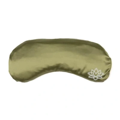 Imagen de Bodhi almohada suave para los ojos con relleno de lavanda y linaza máscara yoga, relajación meditación funda maco satén o seda bienestar el hogar