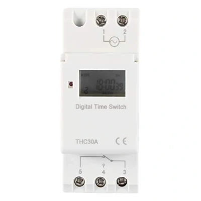 Imagen de Akozon Temporizador 12v DC THC 30A Interruptor Digital de Control Tiempo electrónico programable (12V)