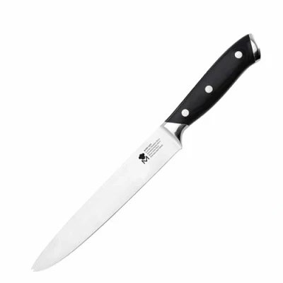 Imagen de Bergner Master Cuchillo, Acero Inoxidable, Negro, 37x7.5x3 cm