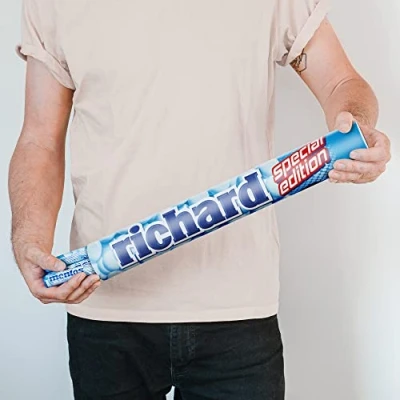 Imagen de Mentos xxl con nombre o mensaje roll de menta personalizado para el amante los dulces que ama aliento fresco