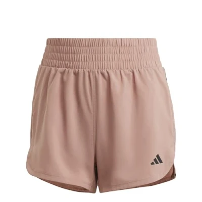 Imagen de adidas Pacer Pantalón Corto de Entrenamiento para Mujer, 3 Rayas, Talle Alto, Talla XS, 7,6 cm