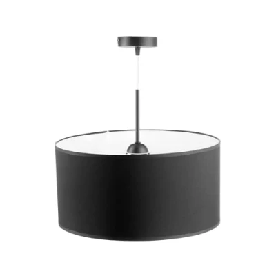 Imagen de Miratic Luminaria Lampara Colgante con Rosca E27 de 60 W máx. Lámpara Techo Ideal para Decoración Interiores Estilo Moderno y Elegante (Bombilla no incluida) (Negro)