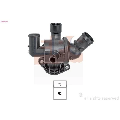 Imagen de FACET 7.8791 Termostato, refrigerante 92 Made in Italy OE Equivalent con junta VOLKSWAGEN: GOLF 6, Caddy 3, Touran I, SEAT: Leon II Hatchback