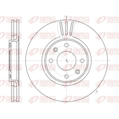 Imagen de REMSA 6604.10 Disco de freno Eje delantero 283, 283 26 4 ventilado CITROËN: C4 I Grand Picasso, Xsara Coupé, PEUGEOT: 206 Hatchback