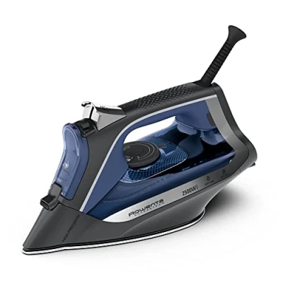 Imagen de Rowenta Access Steam Plancha de vapor 2500 W, golpe 140 g/min y continuo 40g/min, suela Microsteam 300, punta precisa, sistema antical protección antigoteo, azul, DW4301