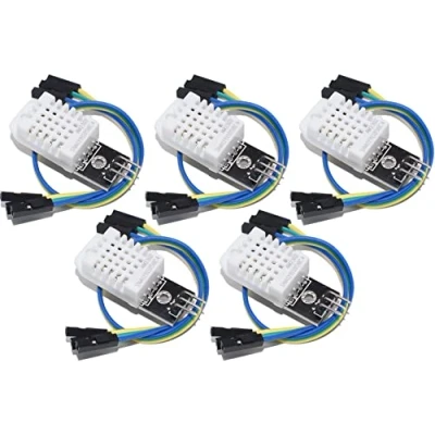 Imagen de 5pcs DHT22 Digital Temperature Humidity Sensor AM2302 Module with PCB and Cable