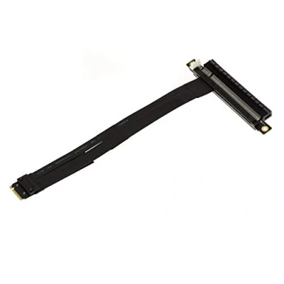 Imagen de Kalea INFORMATIQUE Adaptador de extensión Riser para Ranura M2 PCIe NVMe M Key a x16 Hembra. Longitud 20 cm