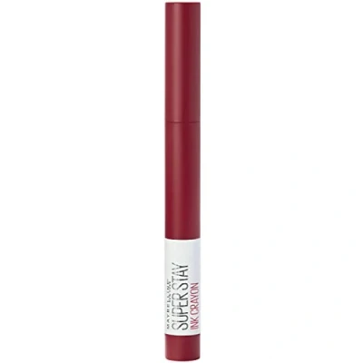Imagen de MAYBELLINE New York Pintalabios Mate Larga Duración SuperStay Ink Crayon, Tono 50 Own Your Empire, 1 Unidad (Paquete de 1)