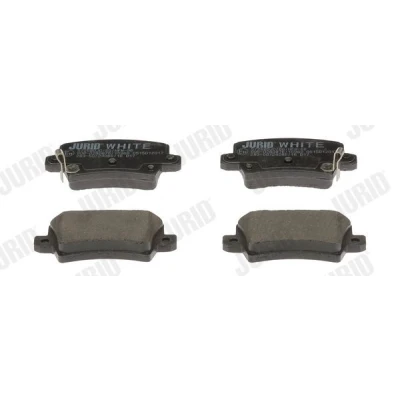 Imagen de Jurid 572580JC Juego de pastillas freno White Low Dust cerámica con avisador acústico desgaste HONDA: CIVIC 8 Hatchback,