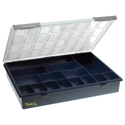 Imagen de raaco 136174 Assorter 4 15 Caja organizadora, color azul oscuro